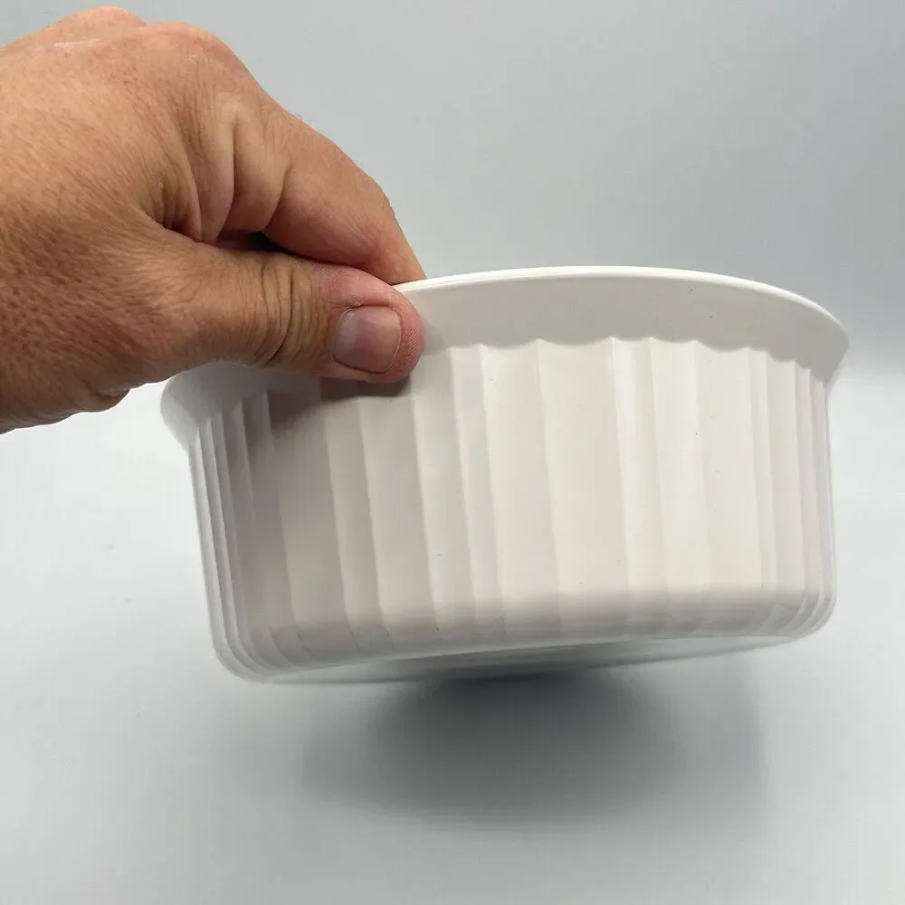 Vintage Corning Ware F-5-B French White 1.6 L Casserole Dish with No Lid